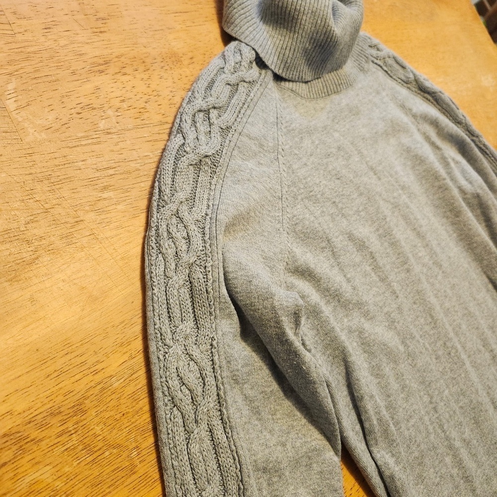 Moda International Light Gray Knit Sweater - Picture 3 of 6